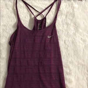 Nike Dri-Fit dark purple tank top - Size M